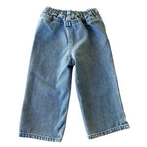 Elmos World Kids Denim Jeans Elastic Waist Blue Size 18 Months